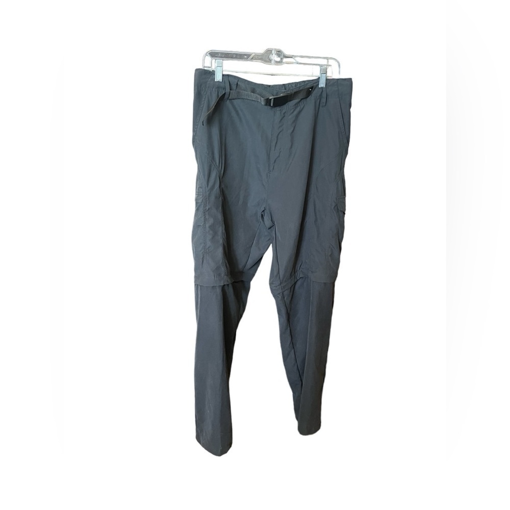 Triple Nickel Trekking Pants Convertible Cargo Waterproof Black Hiking L